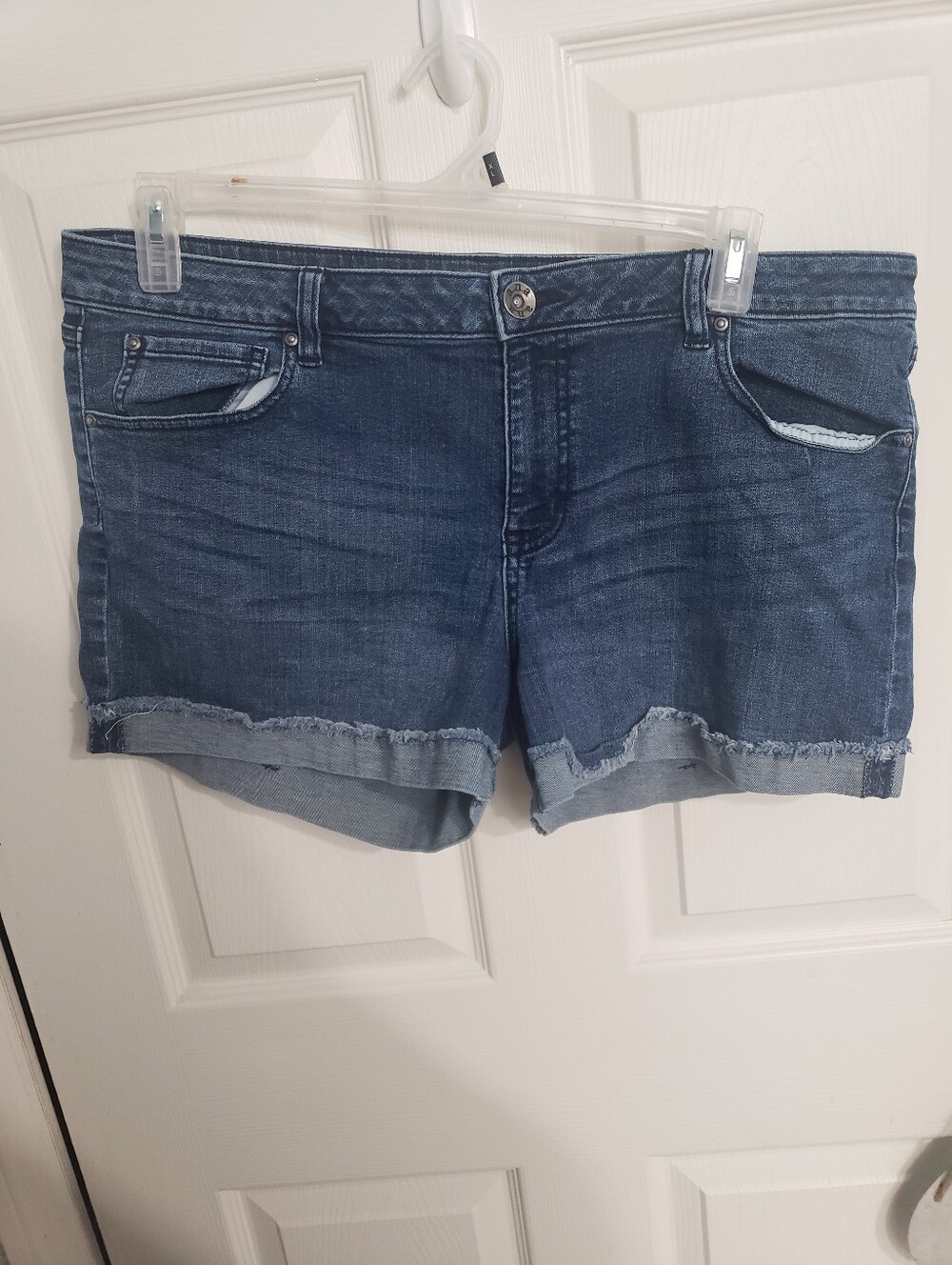 ANA Size 16 Casual Dark Blue Denim Women's Shorts